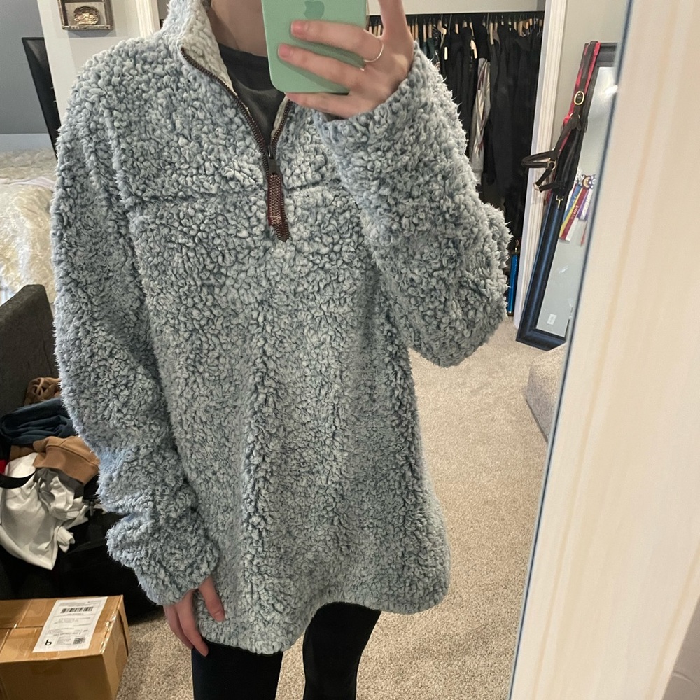 True Grit pullover.